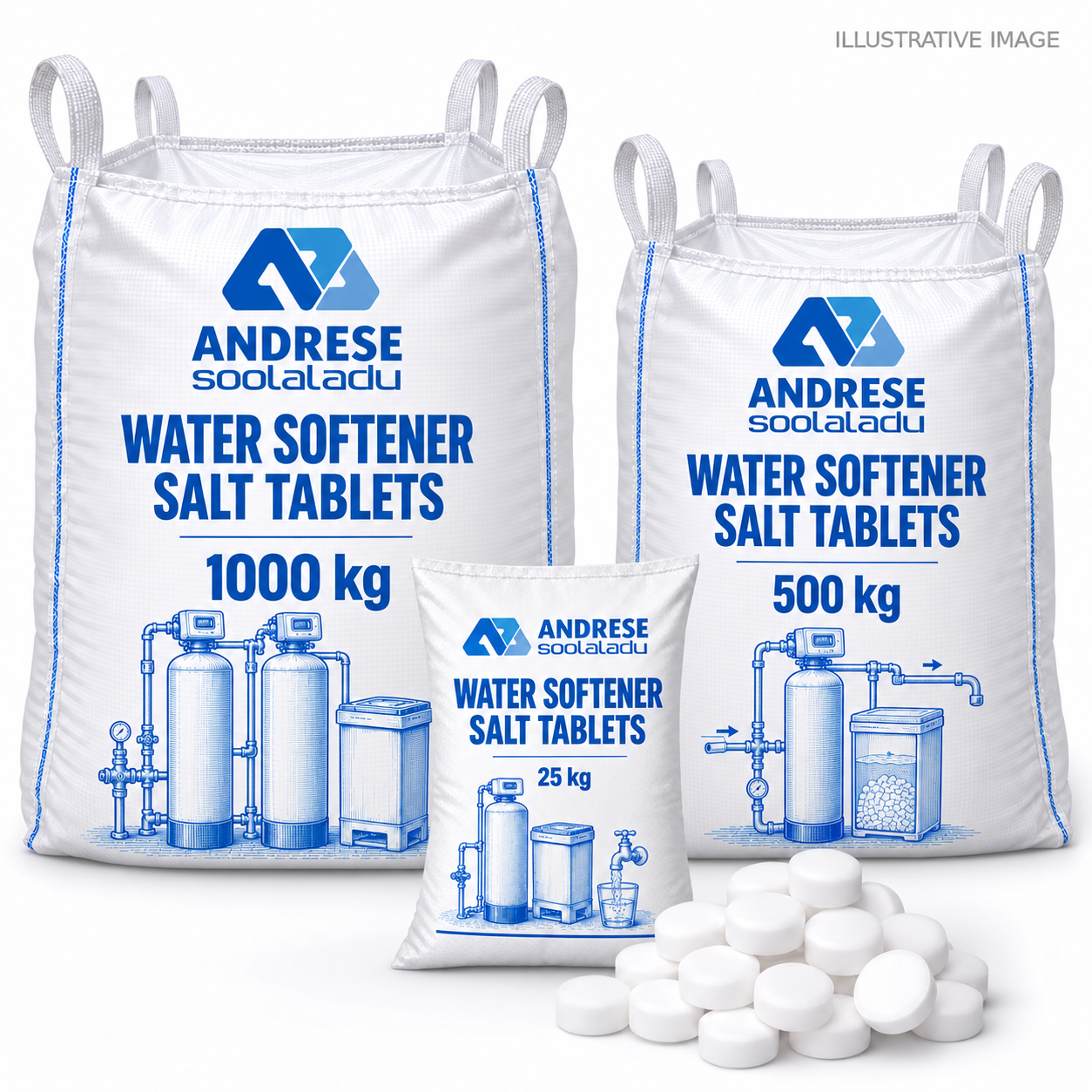 Salt tablets for water softening REGENIT